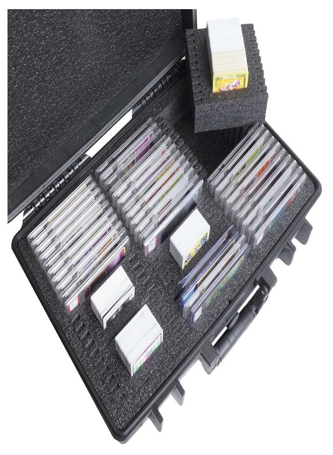 كايس كلوب حقيبة كيس كلوب 57-105 لحفظ البطاقات المصنفة - مزودة بفتحات تخزين تناسب البطاقات المصنفة من PSA/BGS/FGS/SGC - صندوق تجميع رياضي/تجاري لبوكيمون/ماجيك: ذا غاذرينغ/البيسبول - حامل سفر للبطاقات/الأغلفة/البطاقات السائبة - Image 1